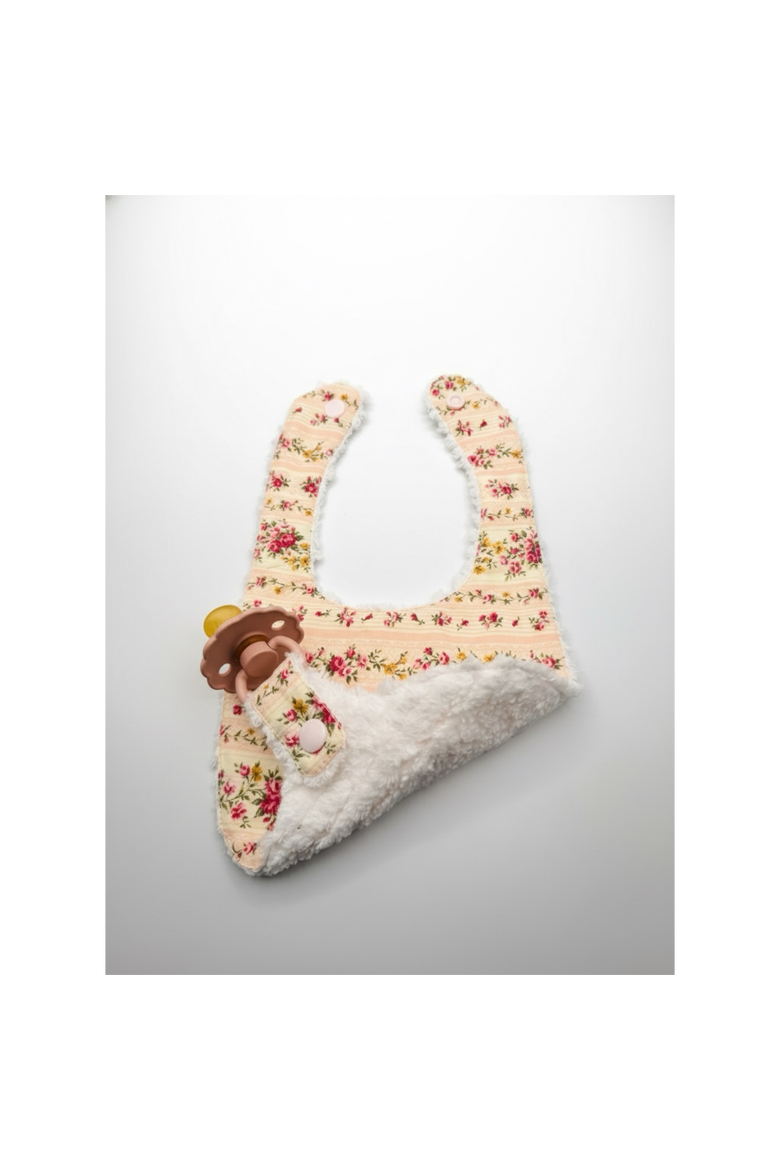 Soothe & Snap Pacifier Bib, Alternate, color, Meadowlark Floral
