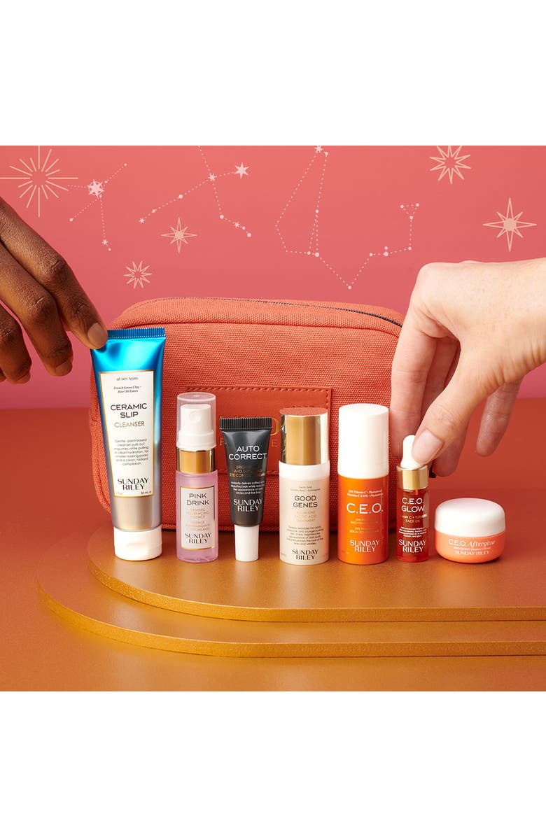 Sunday Riley Weekend Getaway Morning Routine Set $59 Value, Alternate, color, 