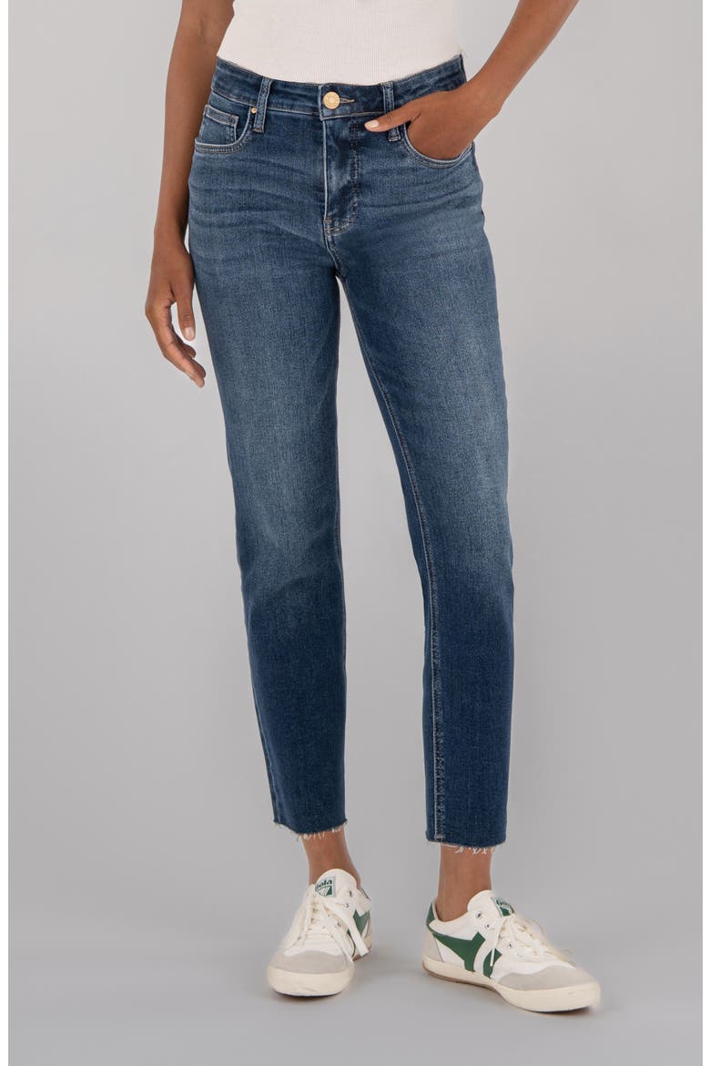 Rachael Raw Hem High Rise Mom Jeans, Main, color, EXPLORE
