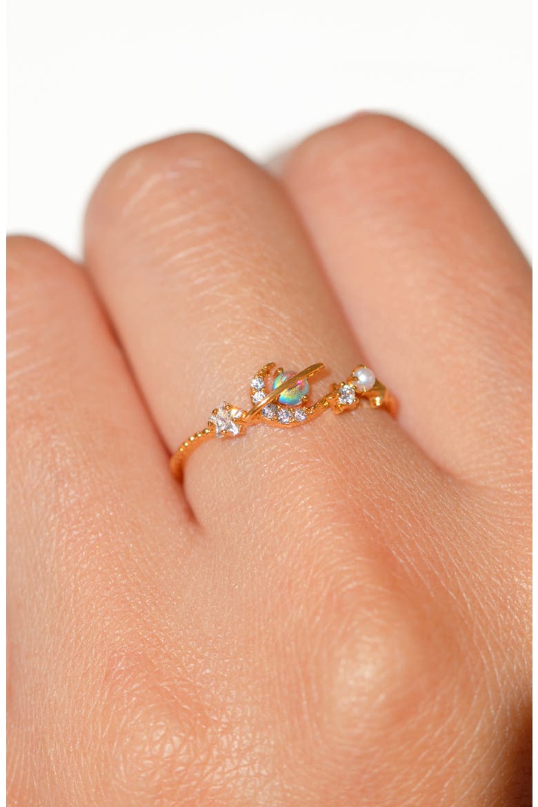 Across the Universe Ring, Alternate, color, GOLD