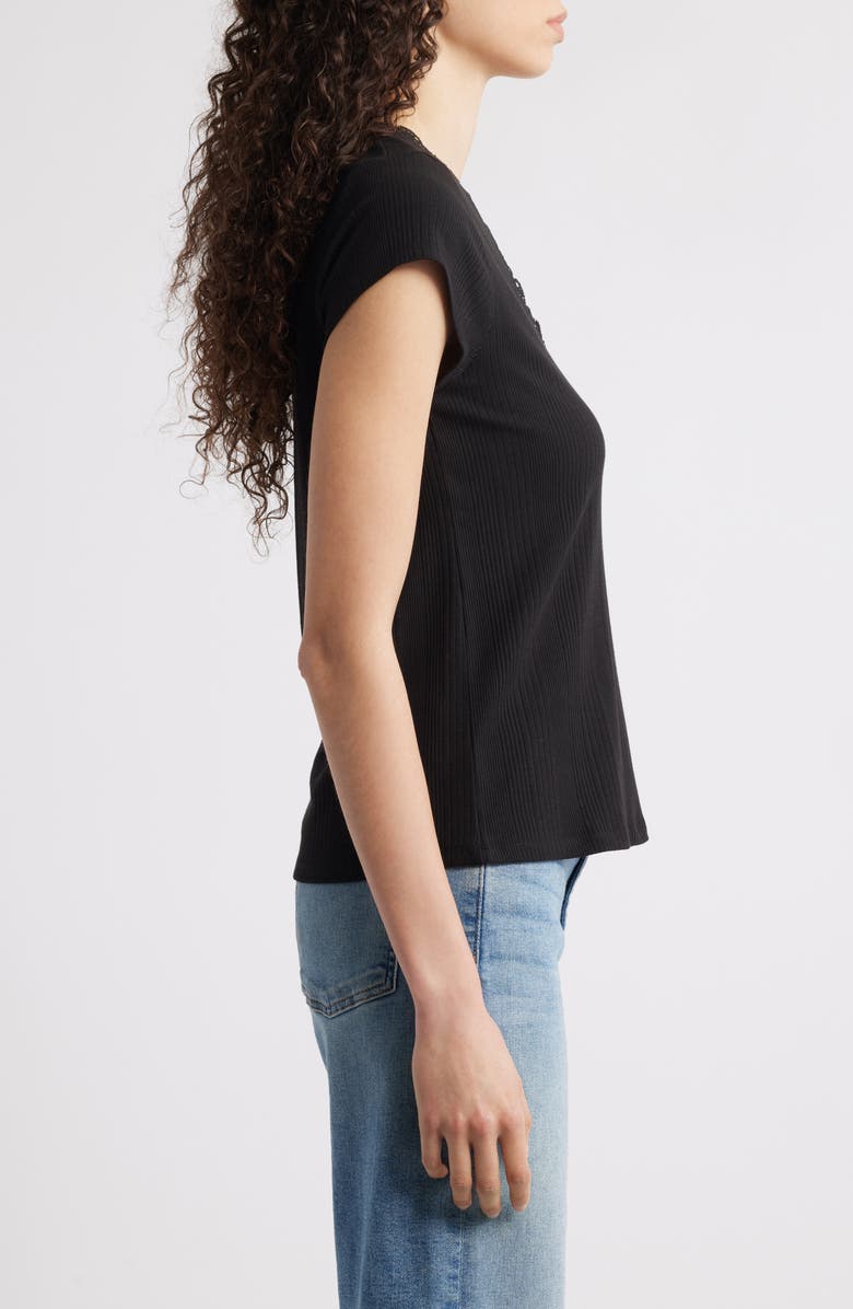 Wit & Wisdom Variegated Rib Knit Top, Alternate, color,