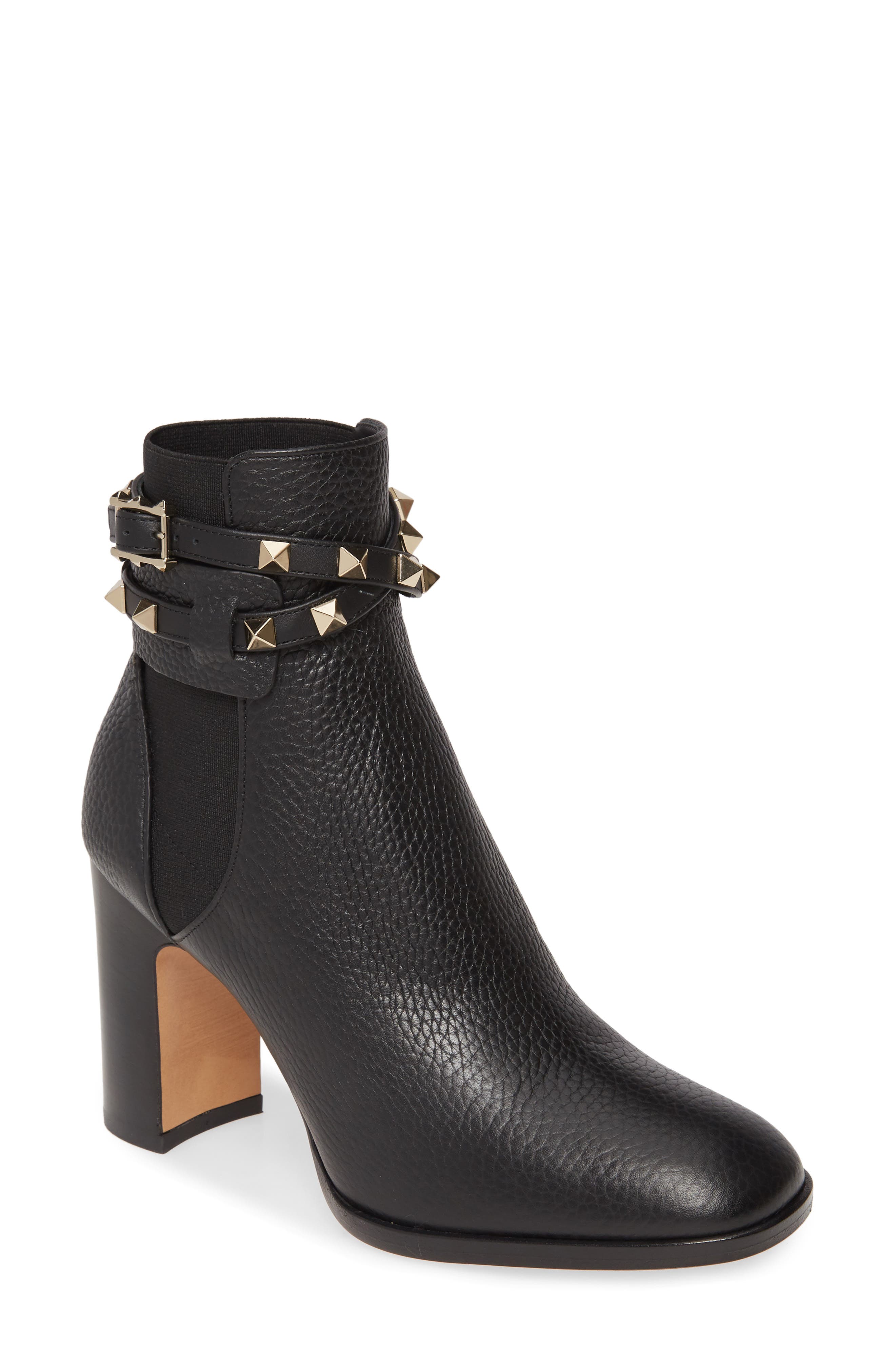Valentino Garavani Beatle Rockstud Wrap Bootie, Main, color, 