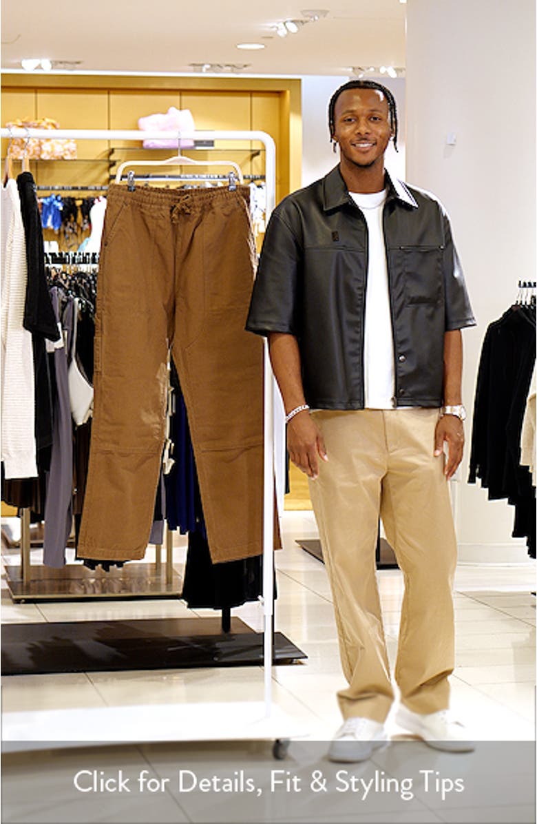 Utility Organic Cotton Drawstring Chef Pants, sales video thumbnail