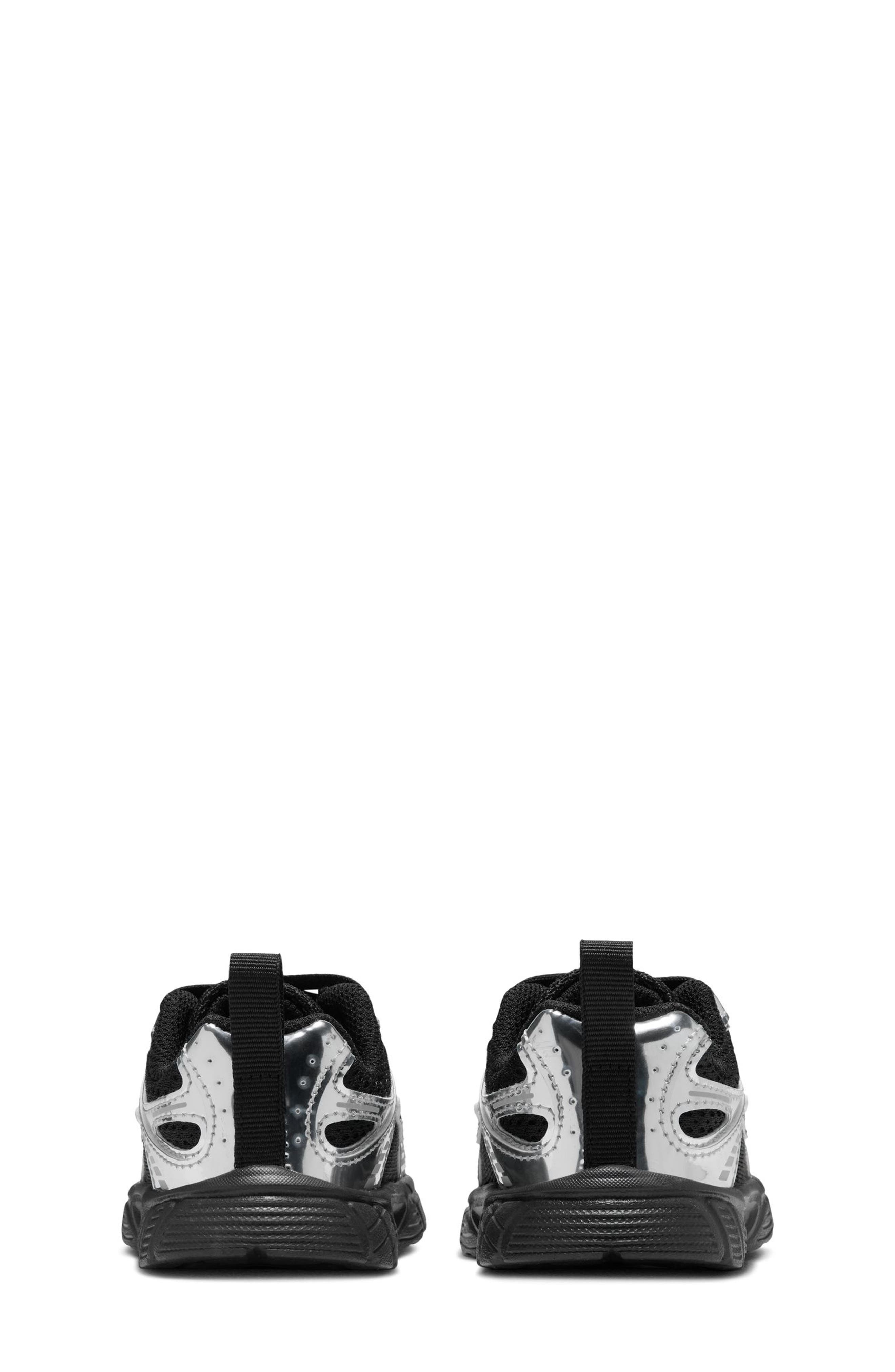 Kids' V5 RNR Shine Sneaker, Alternate, color, BLACK/ METALLIC SILVER