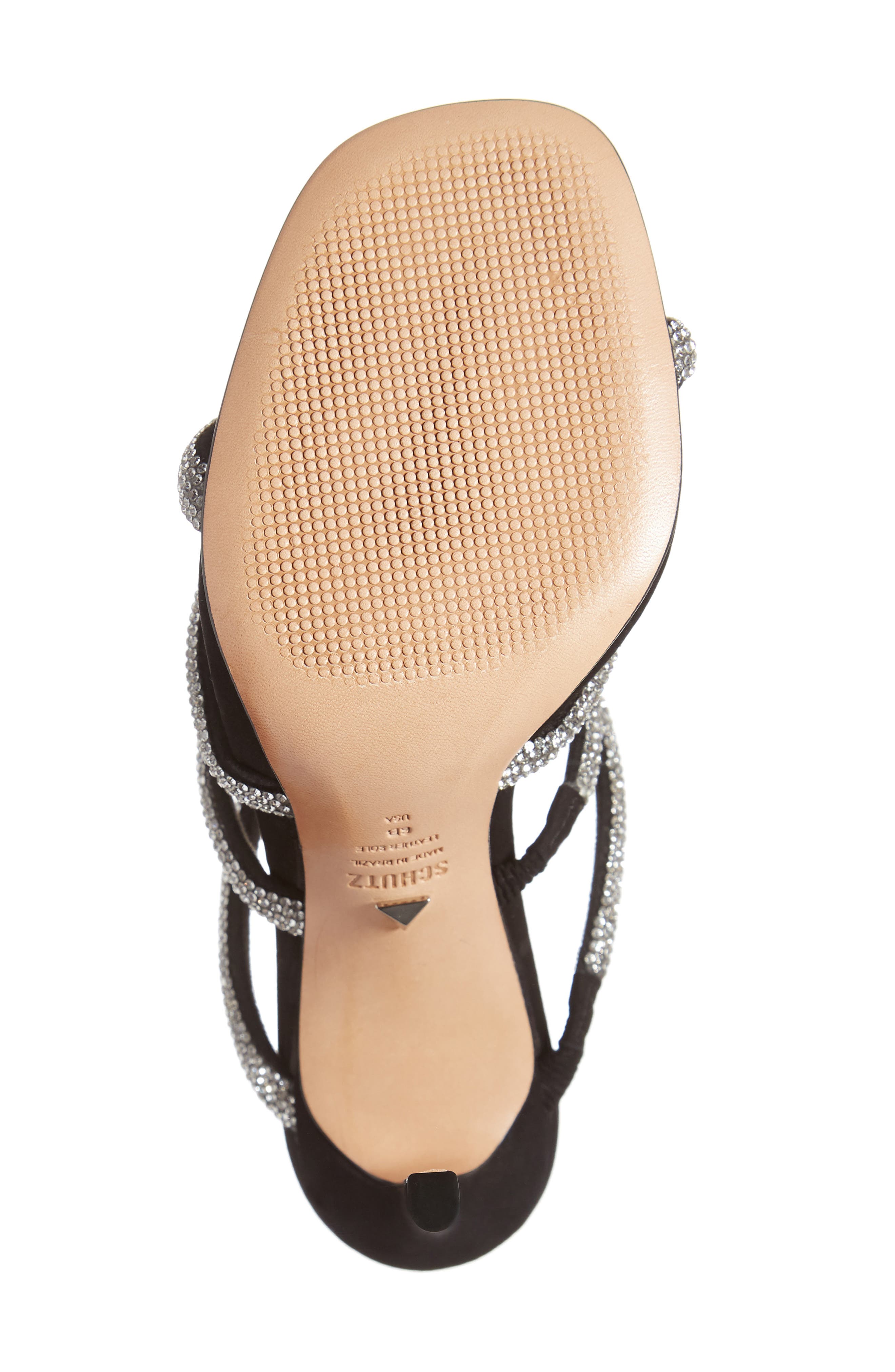 Schutz Sariah Strappy Crystal Slip-On Sandal, Alternate, color, 