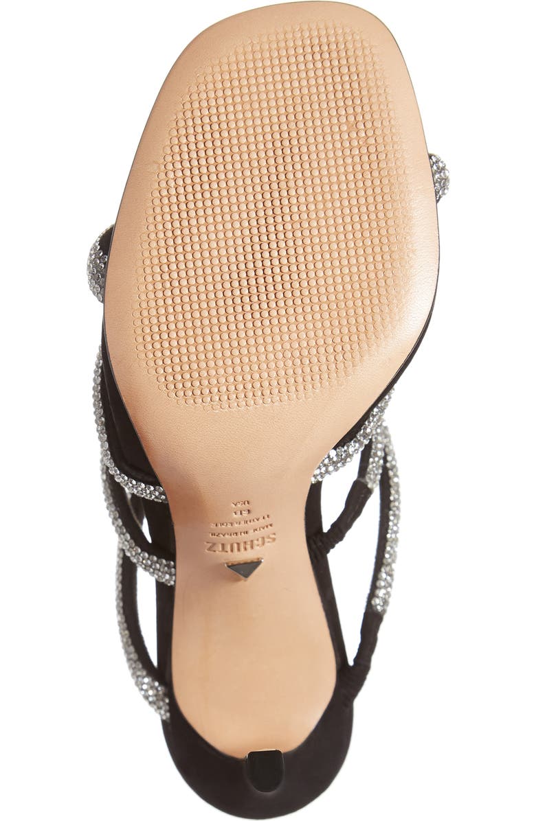 Schutz Sariah Strappy Crystal Slip-On Sandal, Alternate, color,