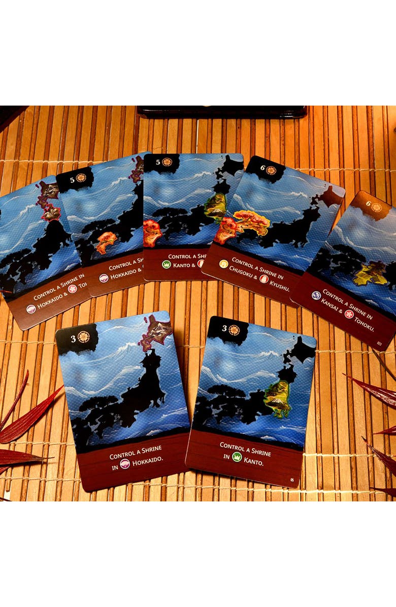 WizKids Games Jinja Board Game, Build Shrines Across Japan, Ages 12+, Alternate, color, Multicolored