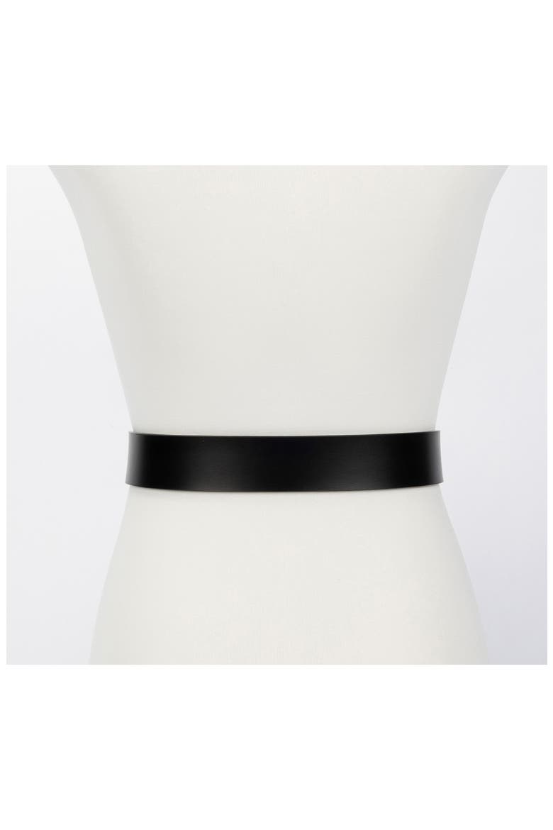 reversible belt, Alternate, color, BLACK / NICKLE