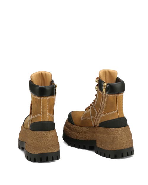 Naked Wolfe Destroy Nubuck Leather Boot In Brown