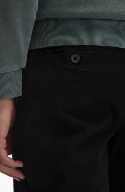 Topman Slim Fit Stretch Cotton Chinos In Black