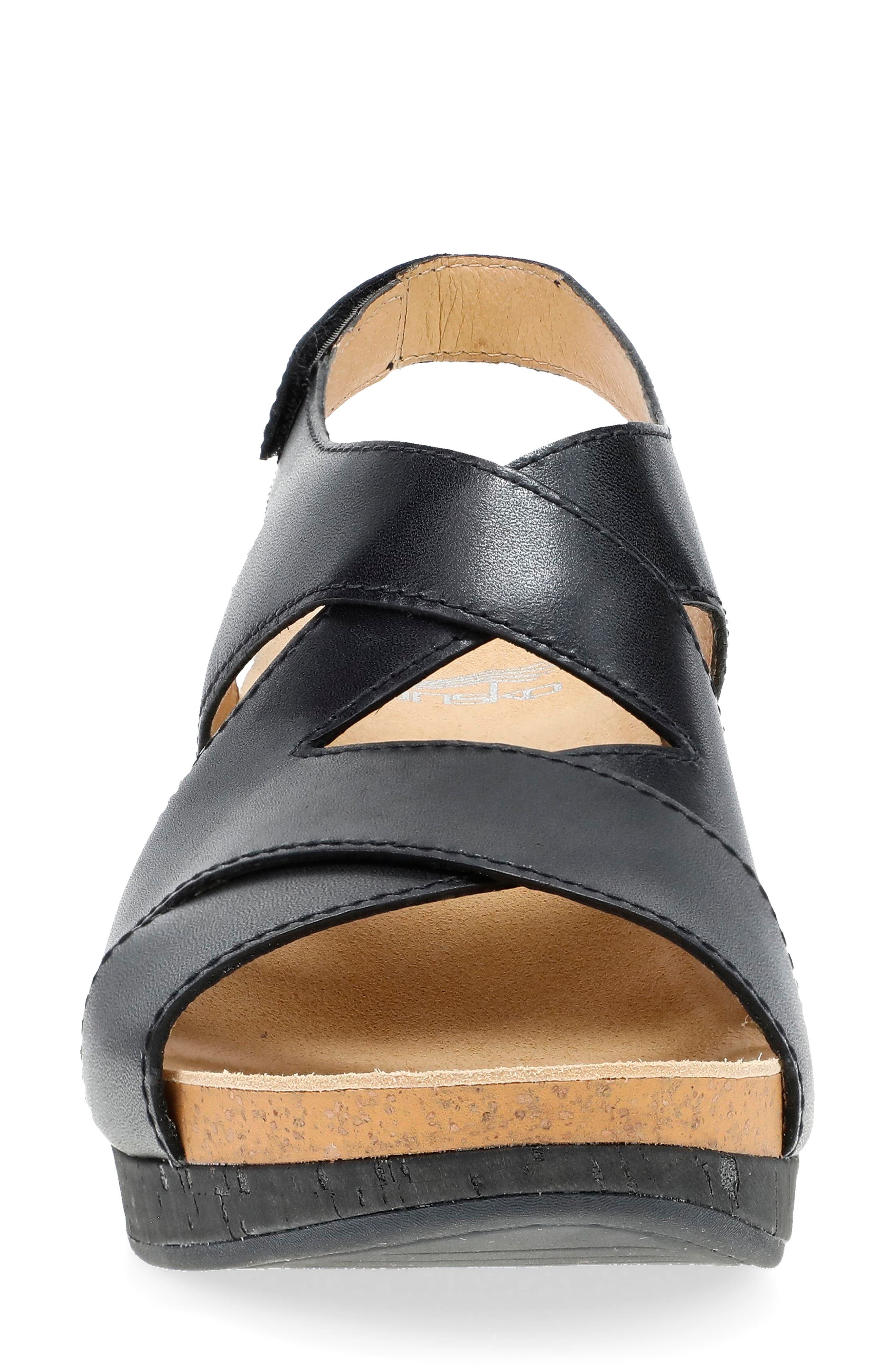 Dansko Shyla Slingback Wedge Sandal, Alternate, color, 