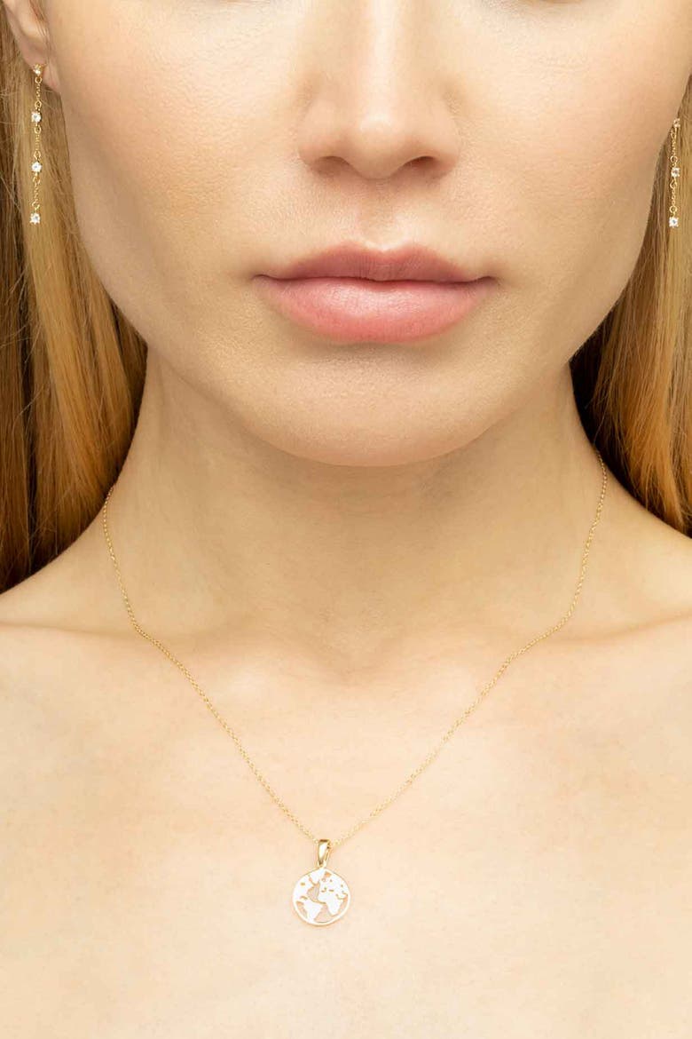 14K Yellow Gold Joy to the World Pendant Necklace, Alternate, color, Yellow Gold