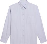Helmut Lang Relaxed Fit Stripe Button-Up Shirt