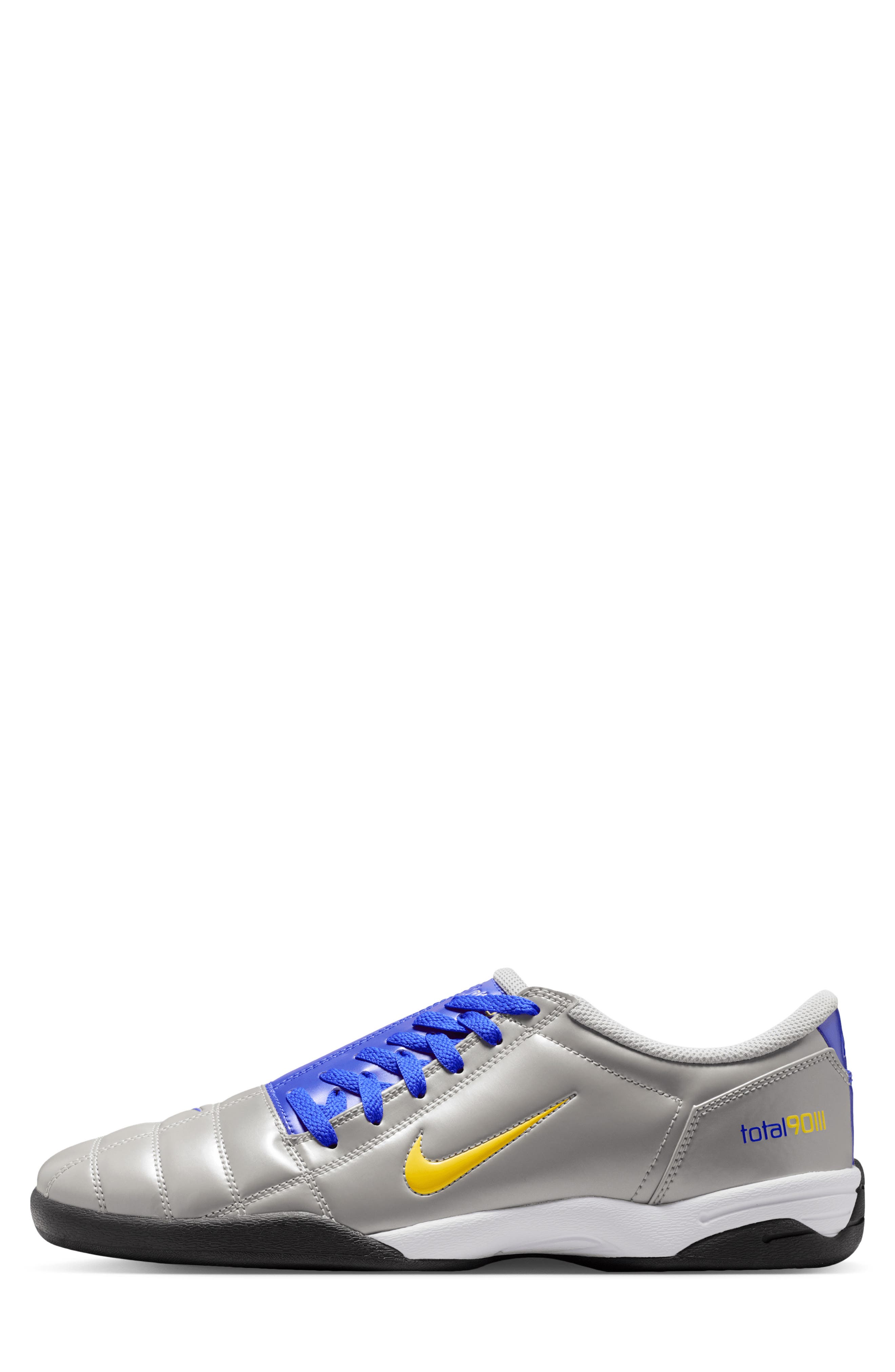 Total 90 Soccer Sneaker, Alternate, color, SILVER/ BLUE/ BLACK/ LIGHTNING