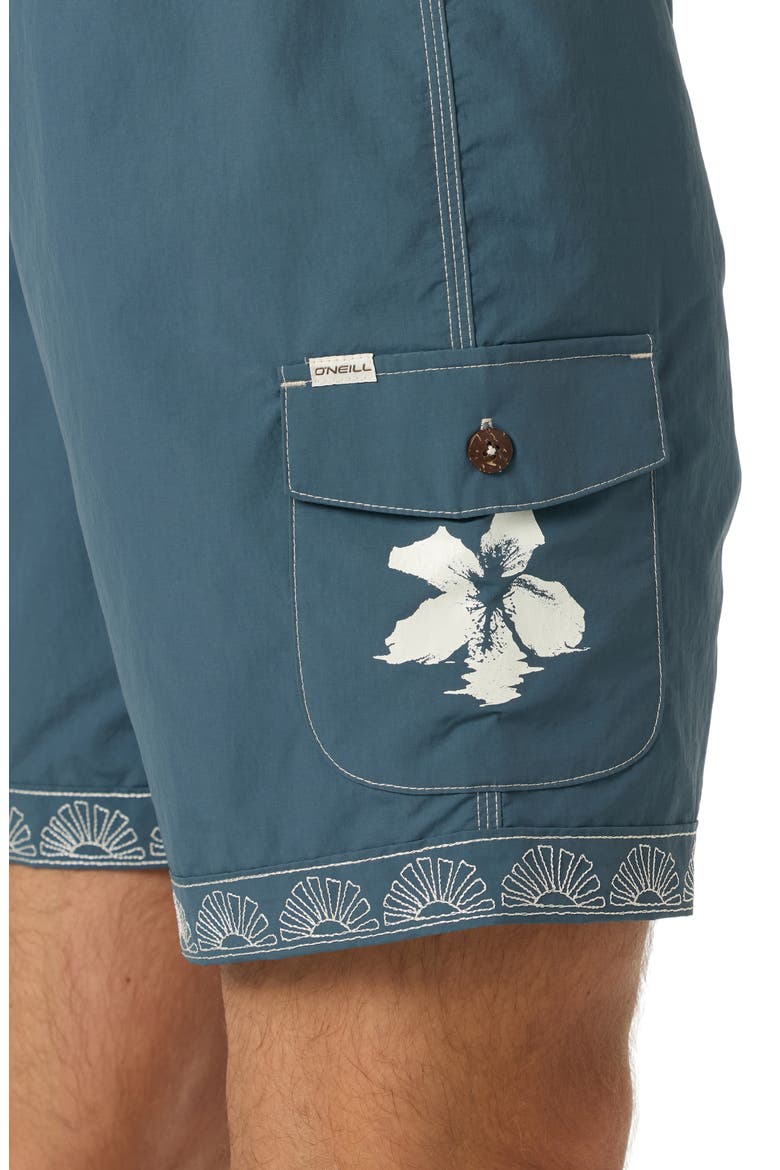 Boardwalk 18 Board Shorts, Alternate, color, DARK SLATE