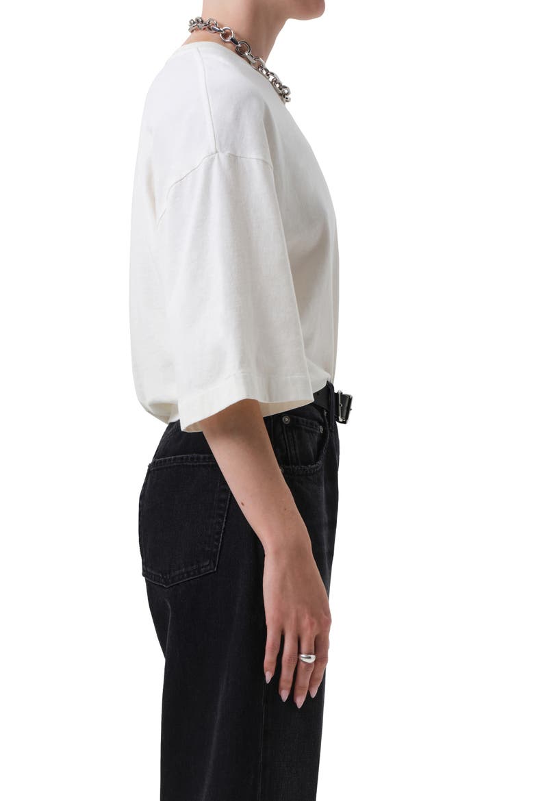 Amelia Cotton T-Shirt, Alternate, color, PASHMINA OFF WHITE