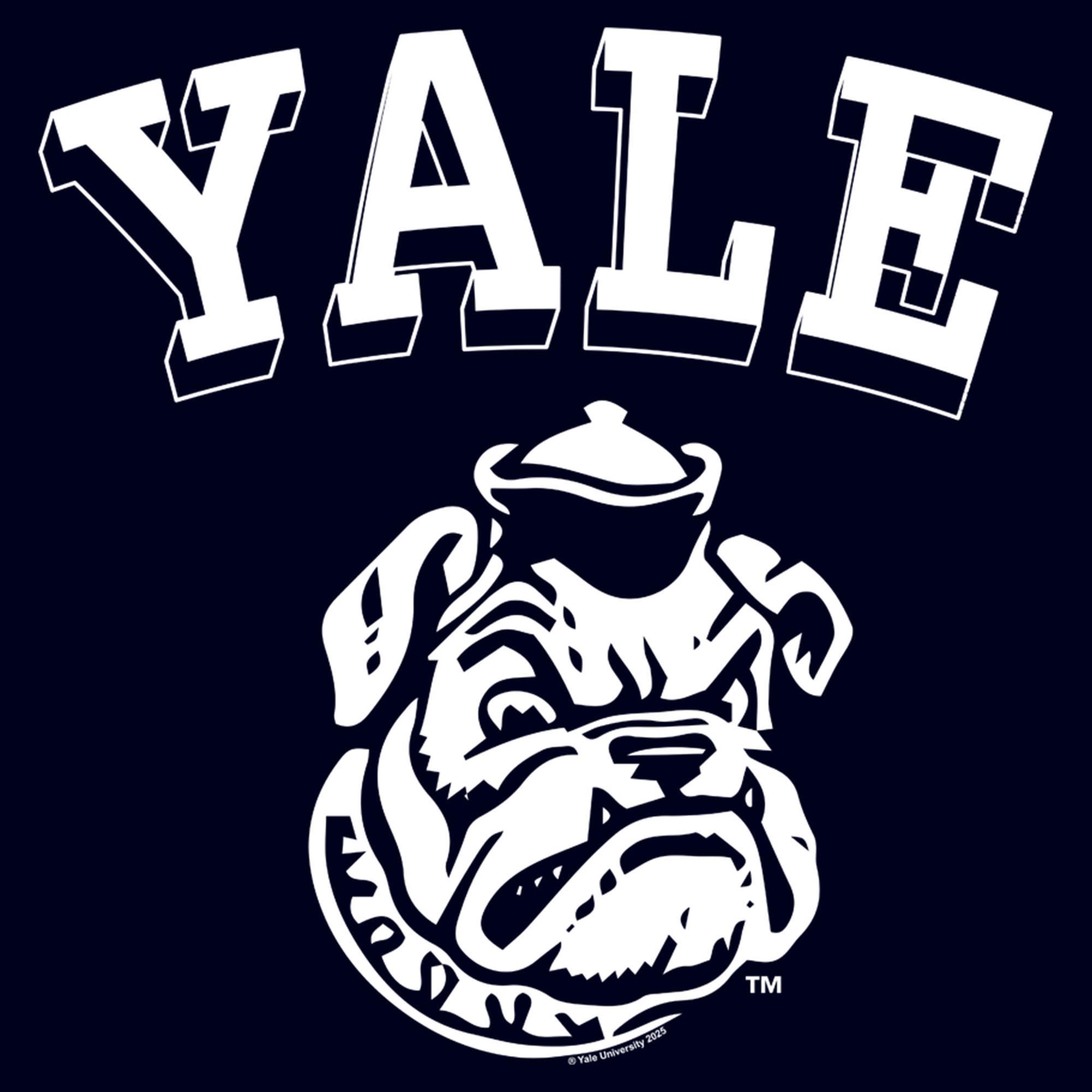 Yale University Men's Handsome Dan Face Short Sleeve Graphic T-Shirt ...