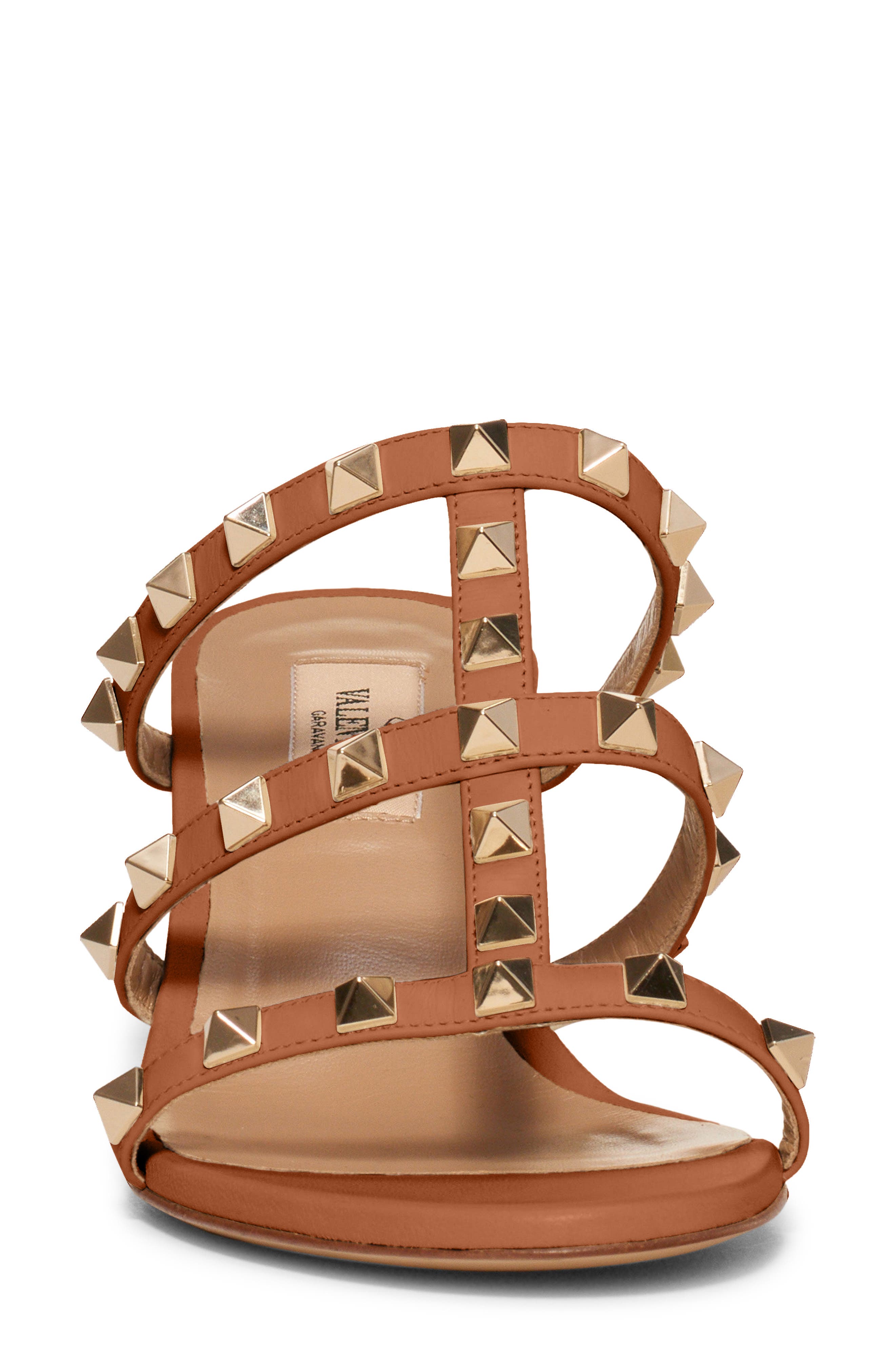 Valentino Garavani Valentino Rockstud Slide Sandal, Alternate, color, 