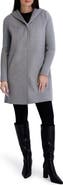 Kenneth Cole New York Double Face Wool Blend Hooded Coat