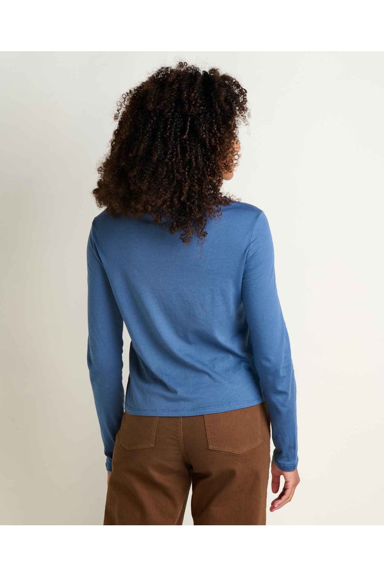 Whisper Long Sleeve Tee, Alternate, color, Canal
