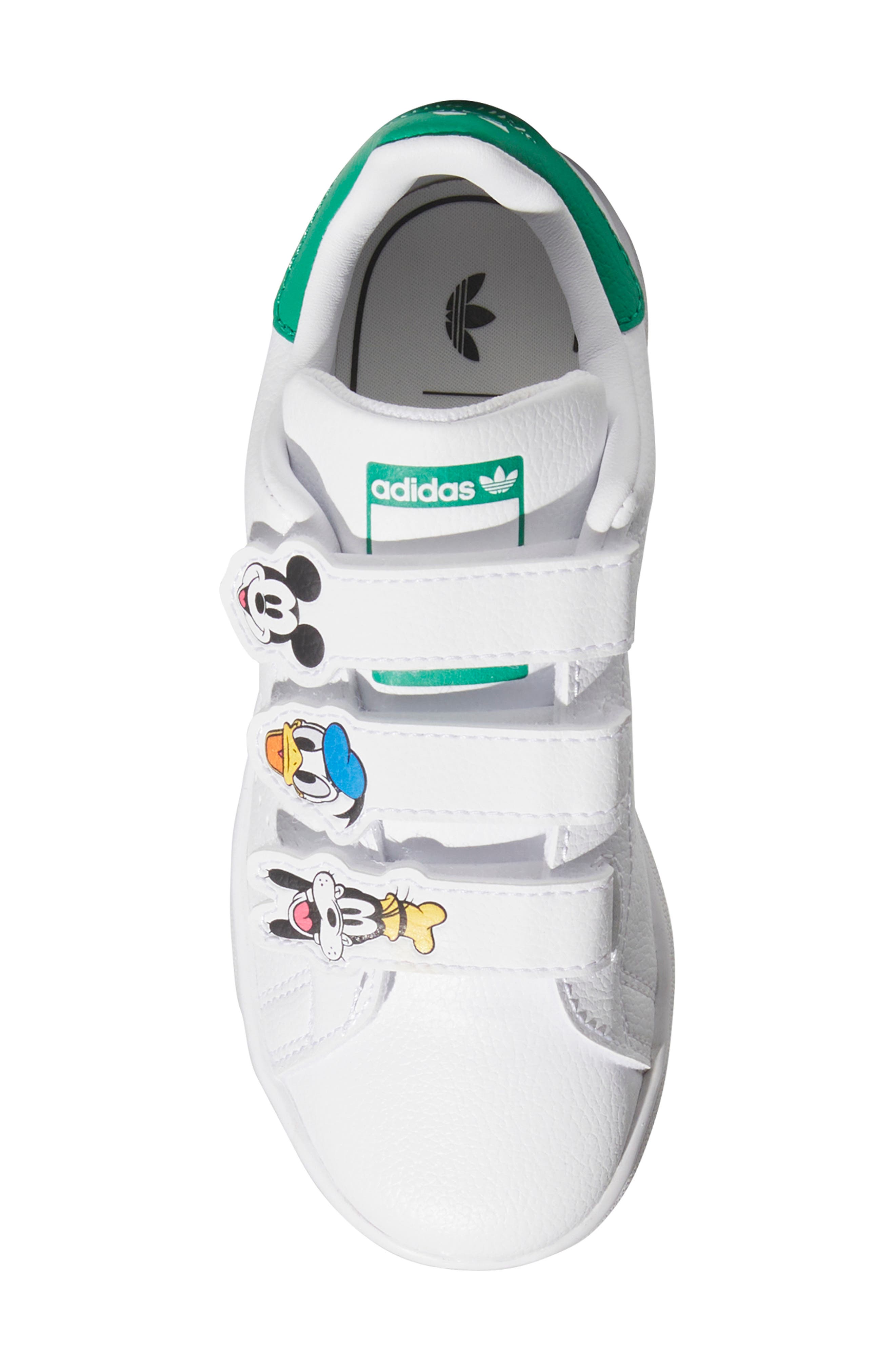 adidas x Disney Kids' Mickey & Friends Stan Smith Sneaker, Alternate, color, 