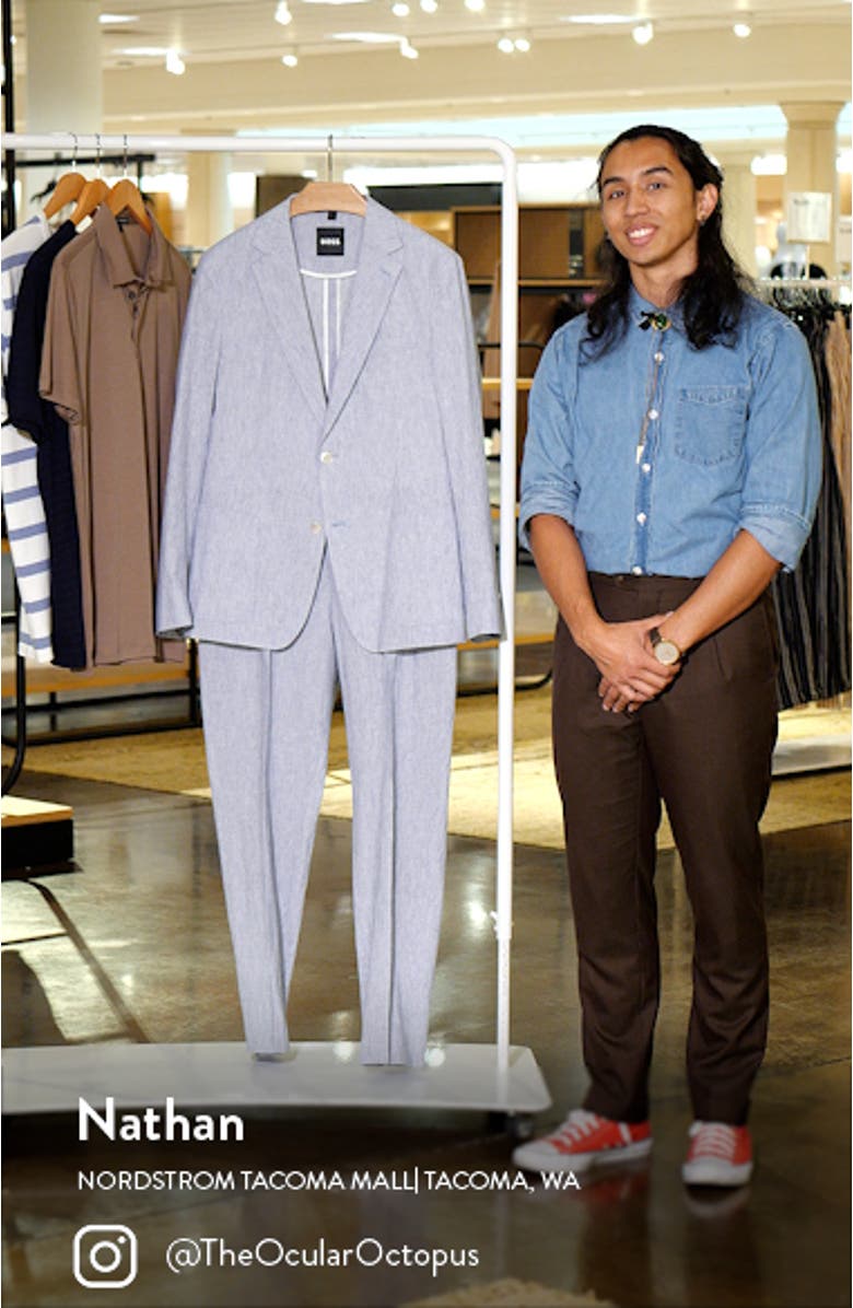 Hanry Stretch Cotton & Linen Suit, sales video thumbnail