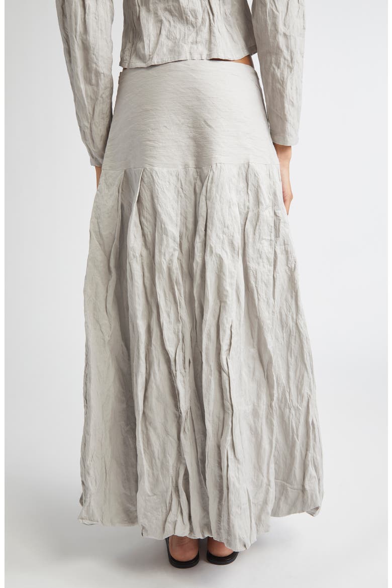 Sluto Crinkled Skirt, Alternate, color, GREY