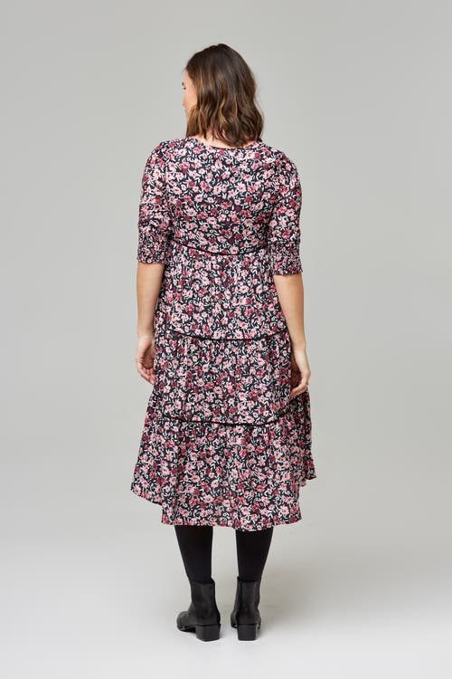 Nom Maternity Aurora Dress In Multi