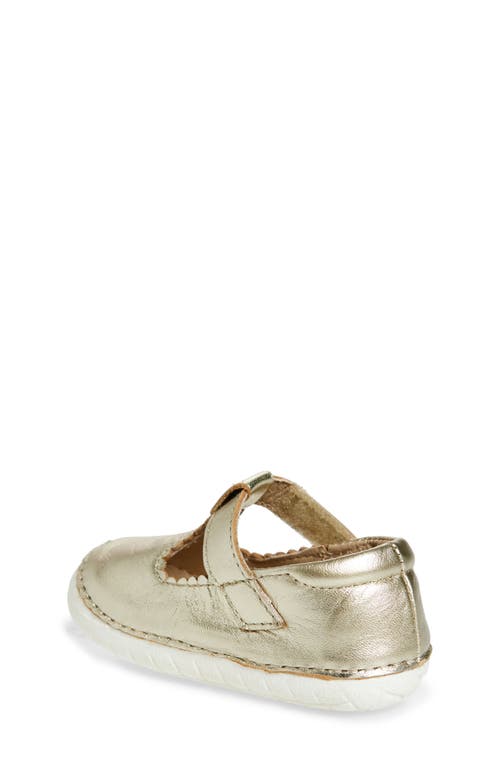 Old Soles Pave T-strap Sneaker In Gold