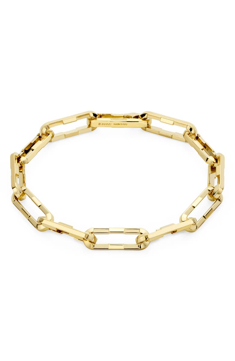 Gucci Link to Love Chain Bracelet, Main, color,