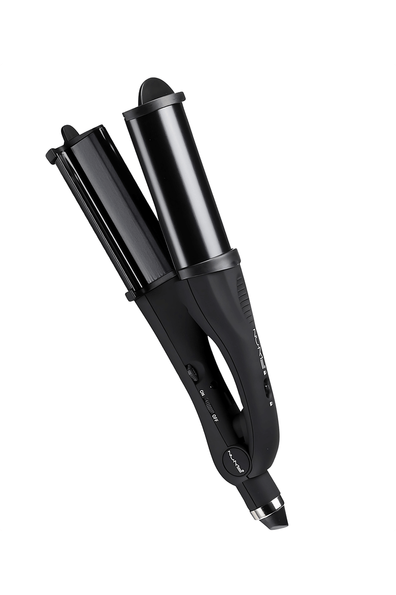 Pentacle 2-In-1 Curling Wand And Deep Waver, Main, color, Black