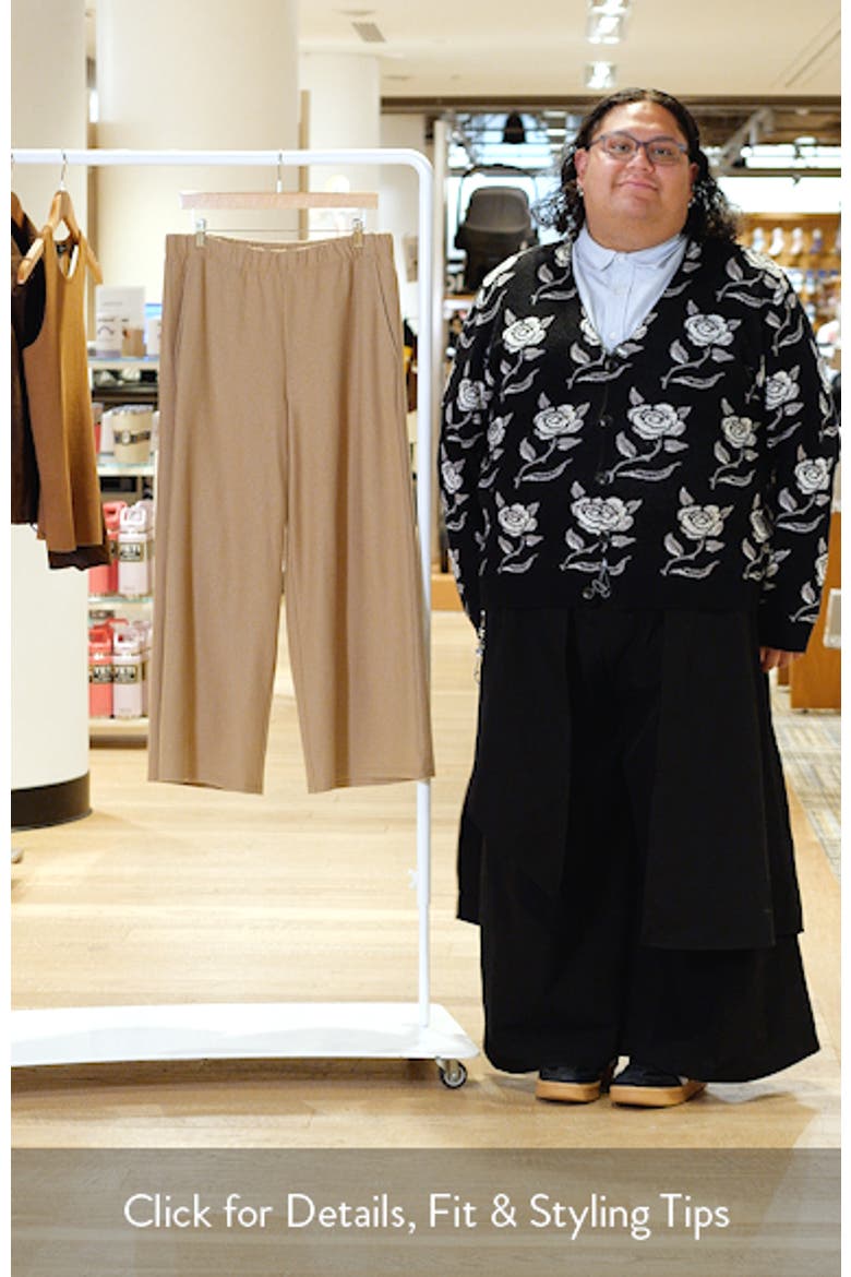 High Waist Wool Wide Leg Pants video