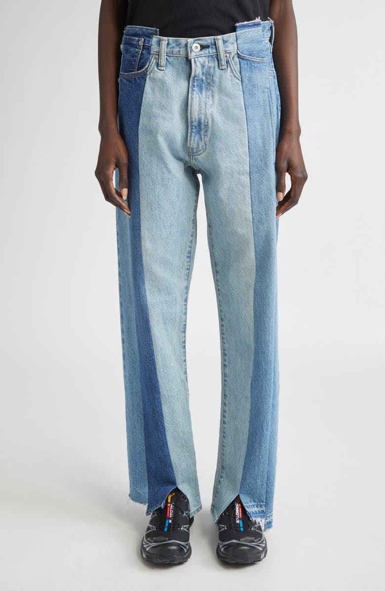 KURO Remake Mark IV Denim Pants, Main, color, Indigo Assort