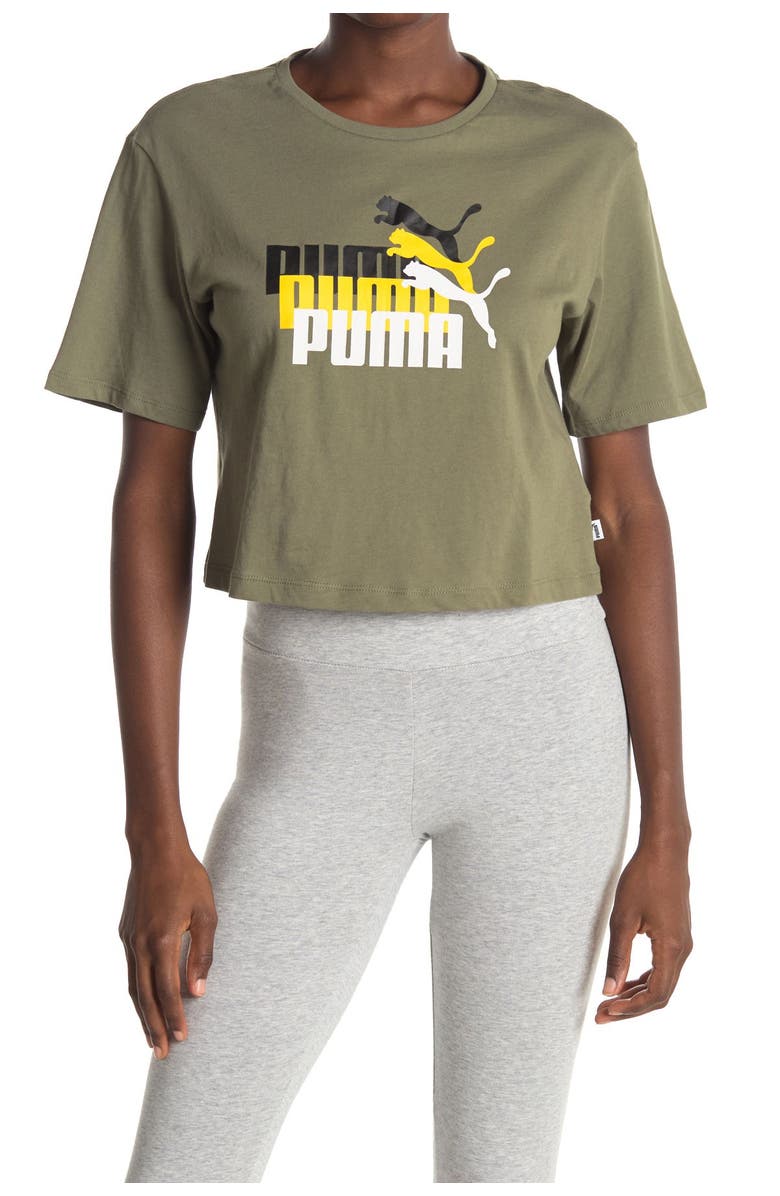 PUMA Triple Threat Cropped Tee, Alternate, color,