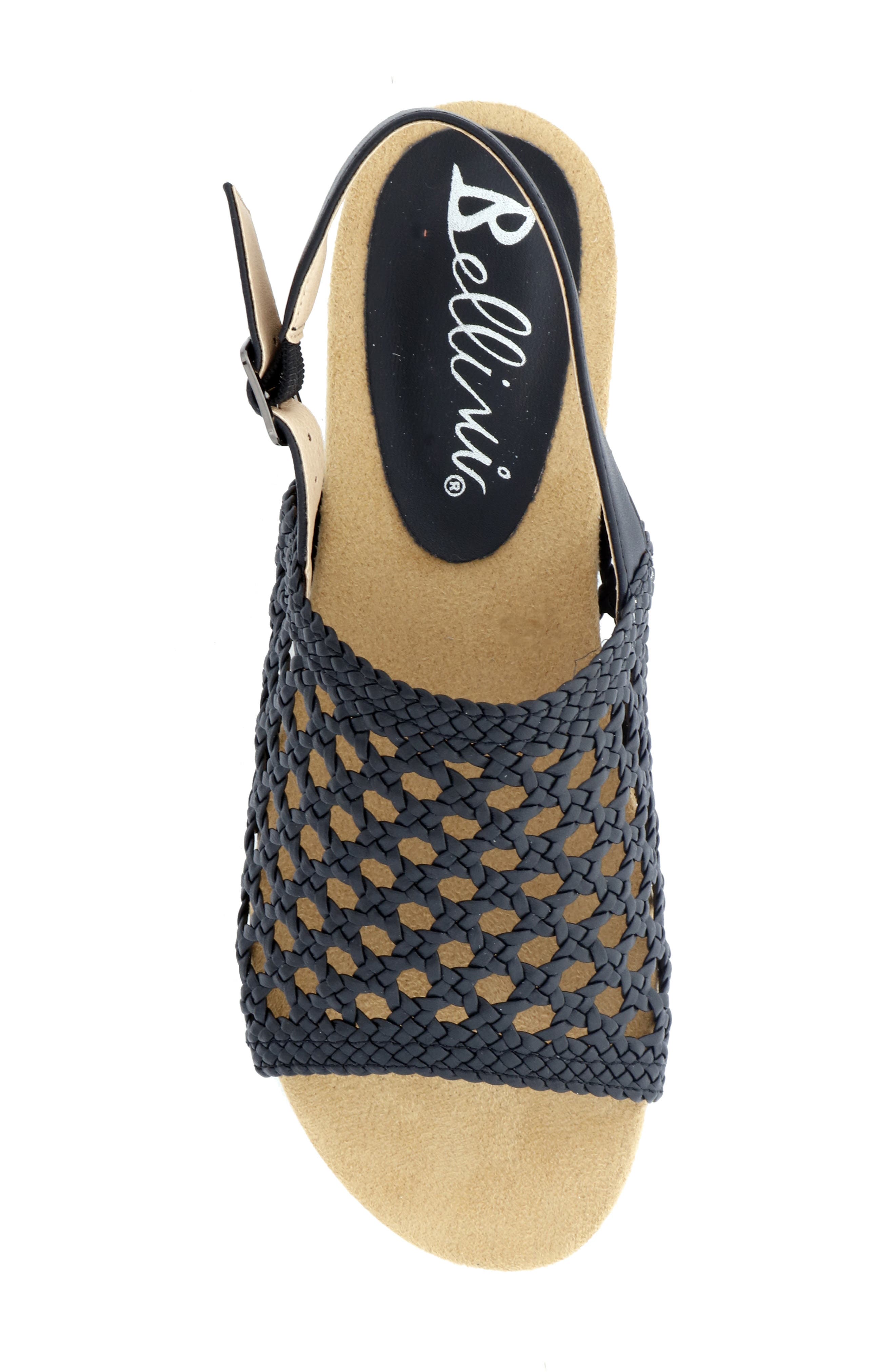 Newable Woven Slingback Sandal, Alternate, color, BLACK