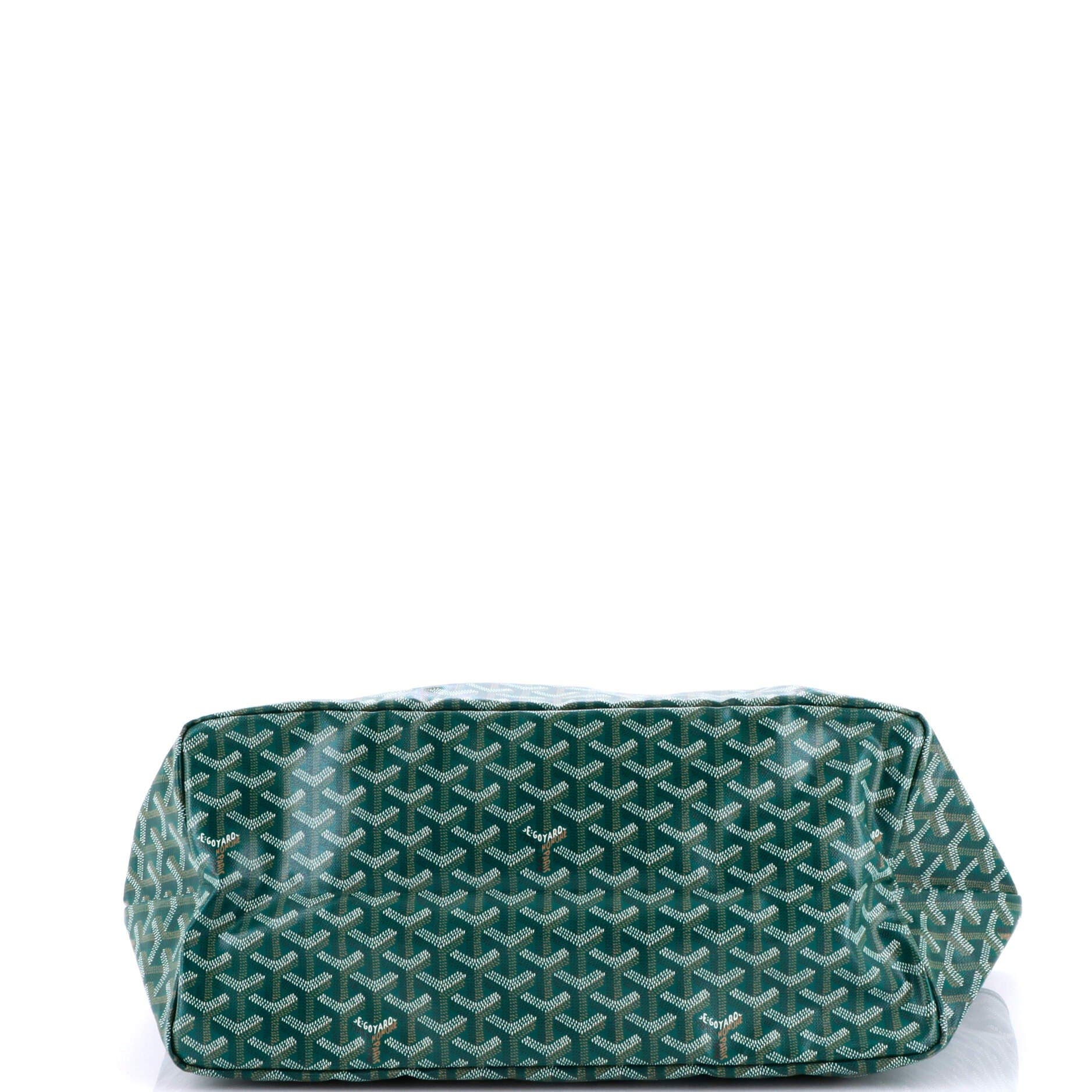 Pre-Owned Goyard Saint Louis Tote Coated Canvas GM, Alternate, color, Green