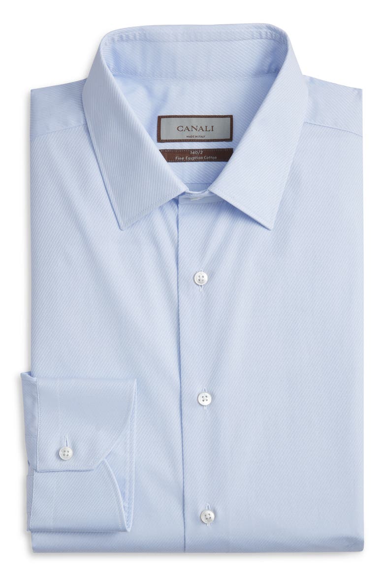 Regular Fit Dress Shirt, Main, color, BLUE