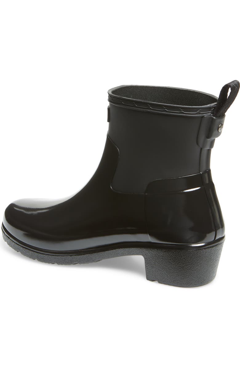 Hunter Original Refined Mixed Finish Waterproof Rain Boot, Alternate, color,