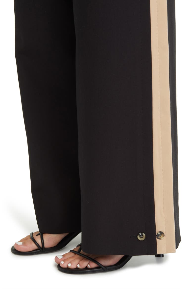 Margaret Wide Leg Pants, Alternate, color, BLACK/BEIGE