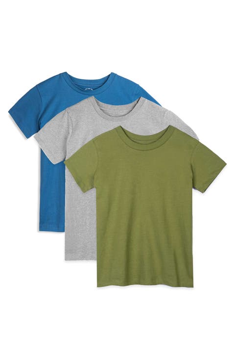 Organic Cotton Kids Short Sleeve T-Shirt 3-pack
