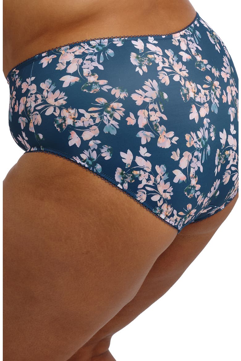 Kayla Briefs, Alternate, color, TEAL BLOSSOM