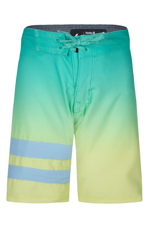 Kids' Phantom Eco Block Party Board Shorts (Little Kid)