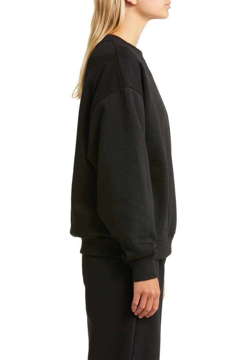 Alo Accolade Crewneck Cotton Blend Sweatshirt, Alternate, color,