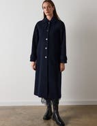 Whistles Funnel Neck Longline Coat