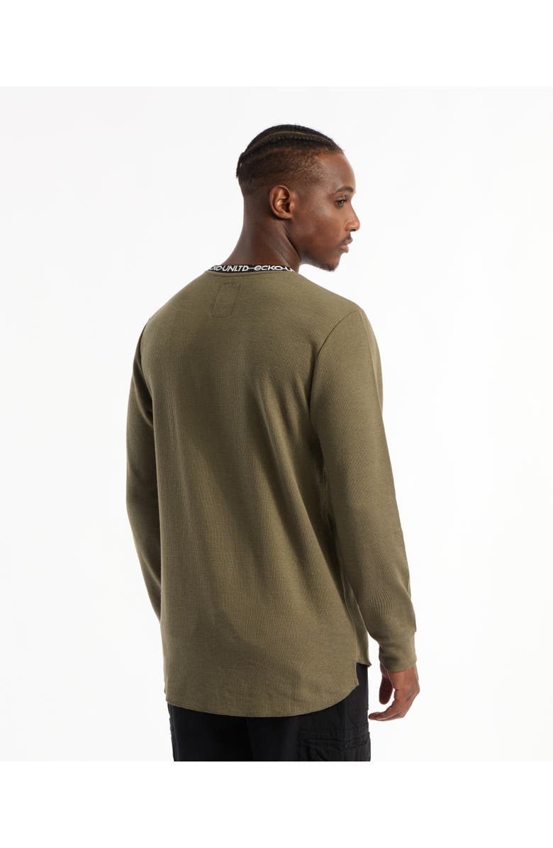Ecko Unltd. Keep Your Head Up Thermal Top, Alternate, color, Olive