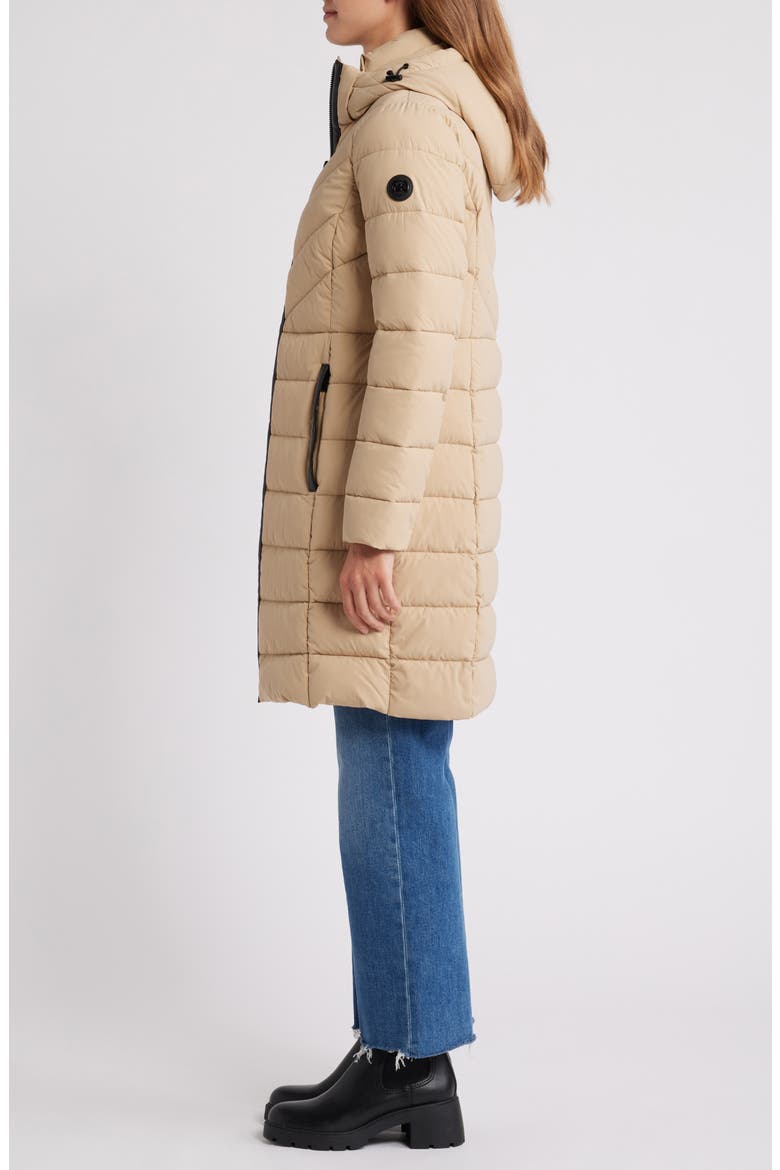 Packable 400 Fill Power Puffer Coat, Alternate, color, KHAKI
