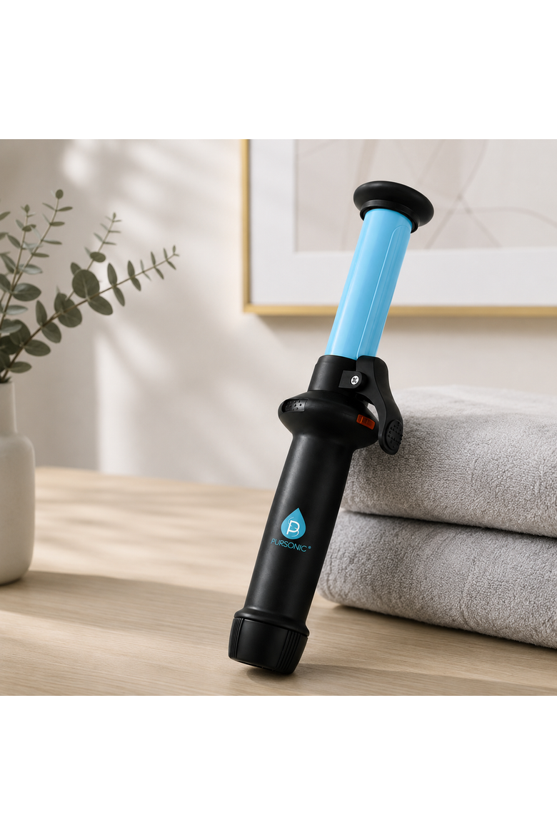 USB Rechargeable Mini Curling Iron, Alternate, color, Blue