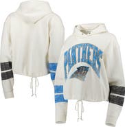 '47 Women's '47 Oatmeal Carolina Panthers Harper Pullover Hoodie