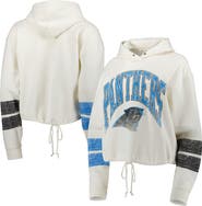 '47 Women's '47 Oatmeal Carolina Panthers Harper Pullover Hoodie