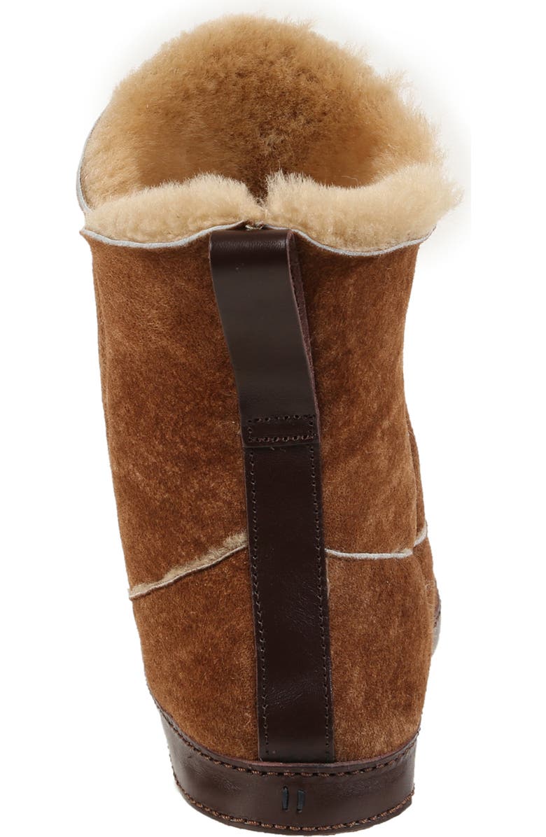 Ross & Snow Gemma Genuine Shearling Slipper Bootie, Alternate, color,